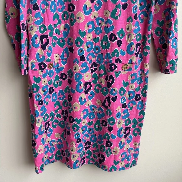 Pink Leopard Lilly Pulitzer Dress - Picture 3 of 4
